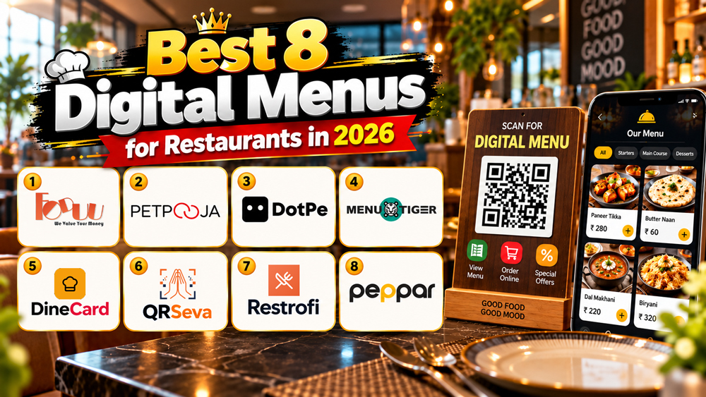 Best 8 Digital Menus for Restaurants in 2026