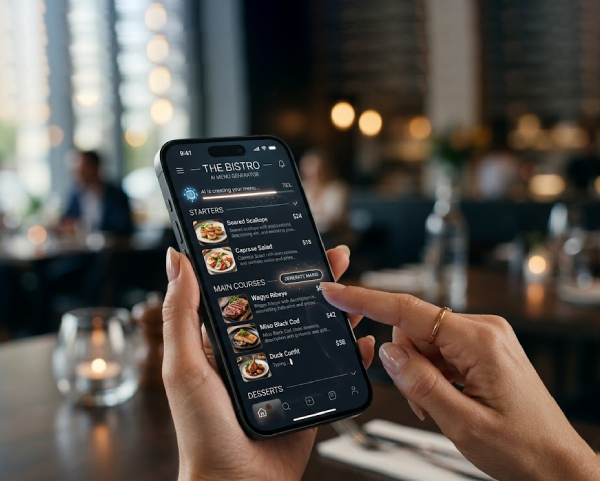 AI creates menu