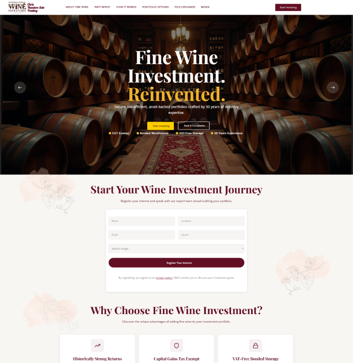  WINE INVESTORS